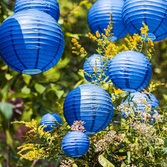 25pcs Dark Paper Lantern Set for Birthdays, Weddings, Special Occasions
