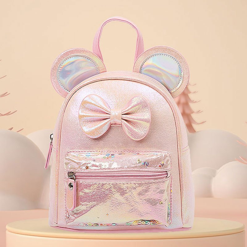 Kids Backpack Cartoon Bowknot Ears Kindergarten Schoolbag