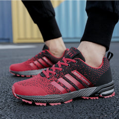 Men Women Running Shoes Breathable Lightweight Outdoor Casual Walking Sneakers