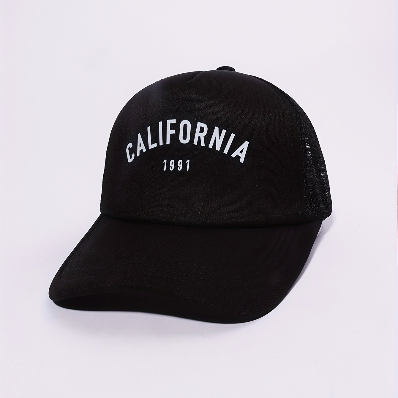 CALIFORNIA 1991 Printed Trucker Hat Mesh Baseball Cap Unisex