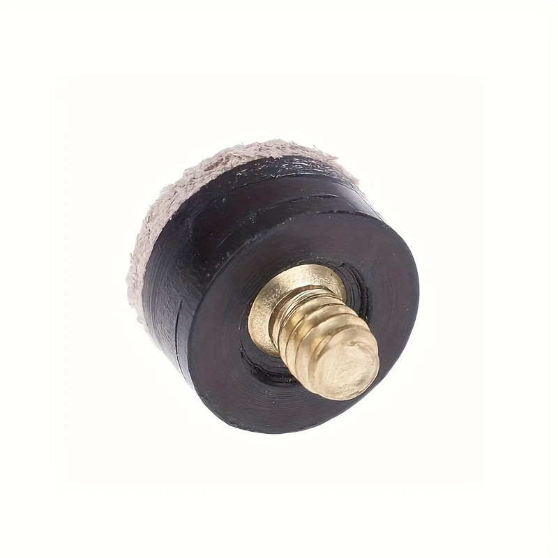 10pcs Hard Leather Pool Cue Tips Replacement Billiard Cue Tips