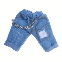 1pc Broken Chain Jeans Doll Clothing Gift