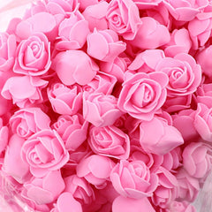 500pcs Mini PE Foam Rose Flowers Artificial DIY Wedding Party Gift