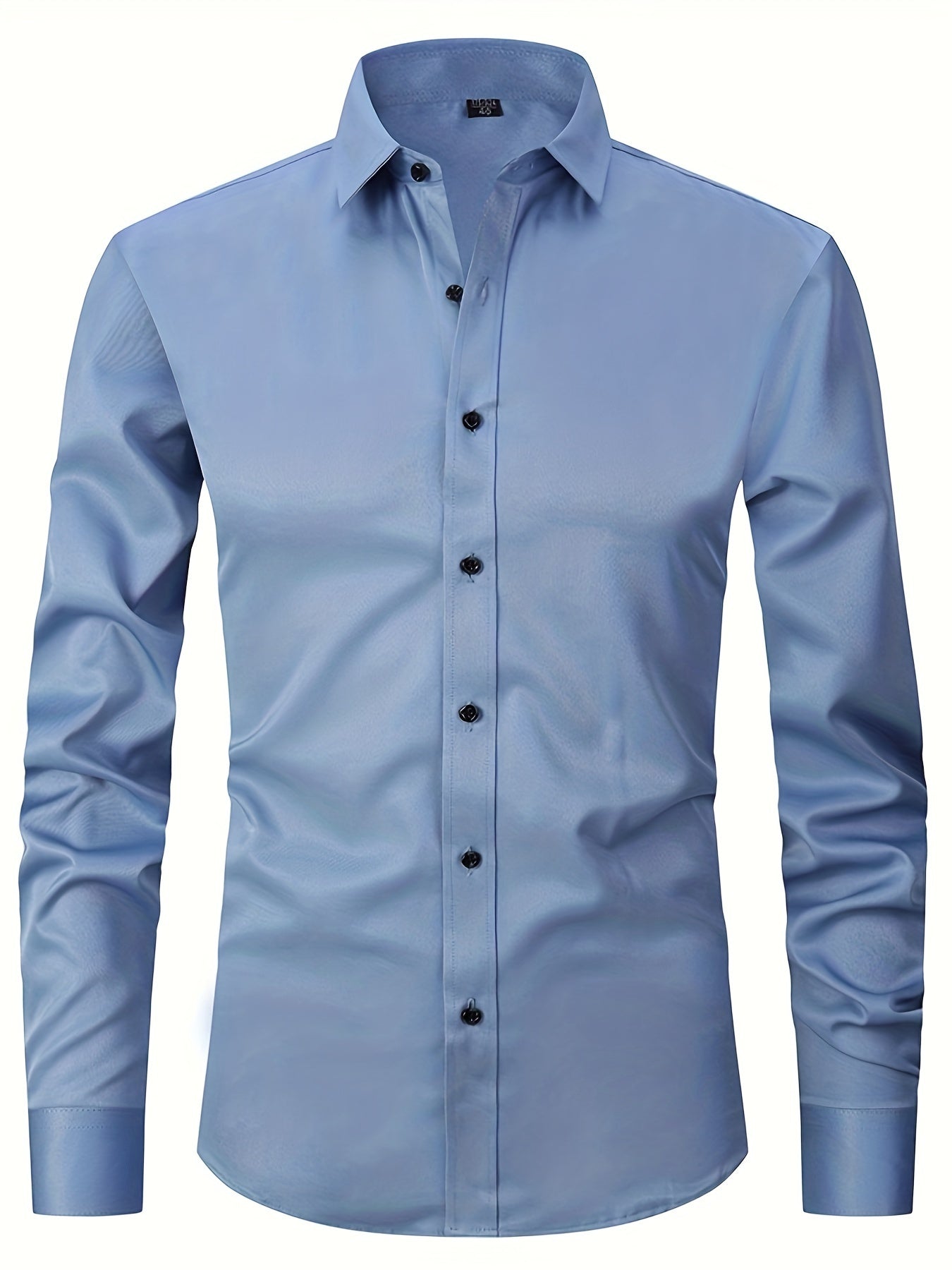 Men's Slim Fit Long Sleeve Button Up Shirt