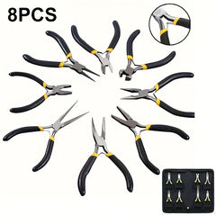 8pcs Multifunctional Pliers Set Repair Tools