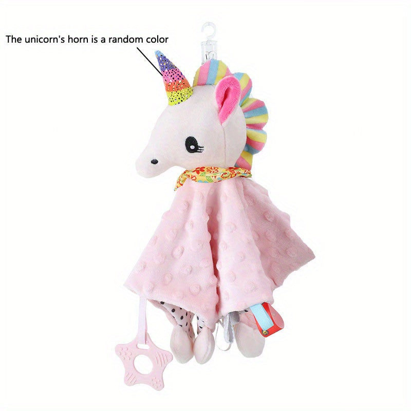 Baby Easter Rabbit Doll Soothing Toy Security Blanket For 0-3 Years Old
