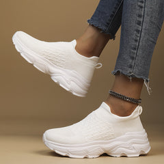 Women's Lightweight Breathable Running Shoes Slip On Casual Outdoor Sneakers