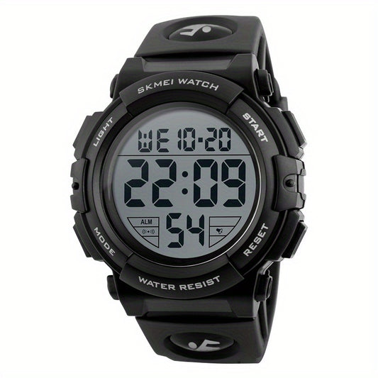 Sports Electronic Watch Timing Alarm Clock Waterproof