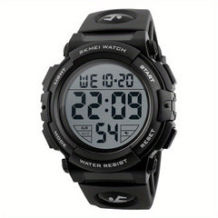 Sports Electronic Watch Timing Alarm Clock Waterproof