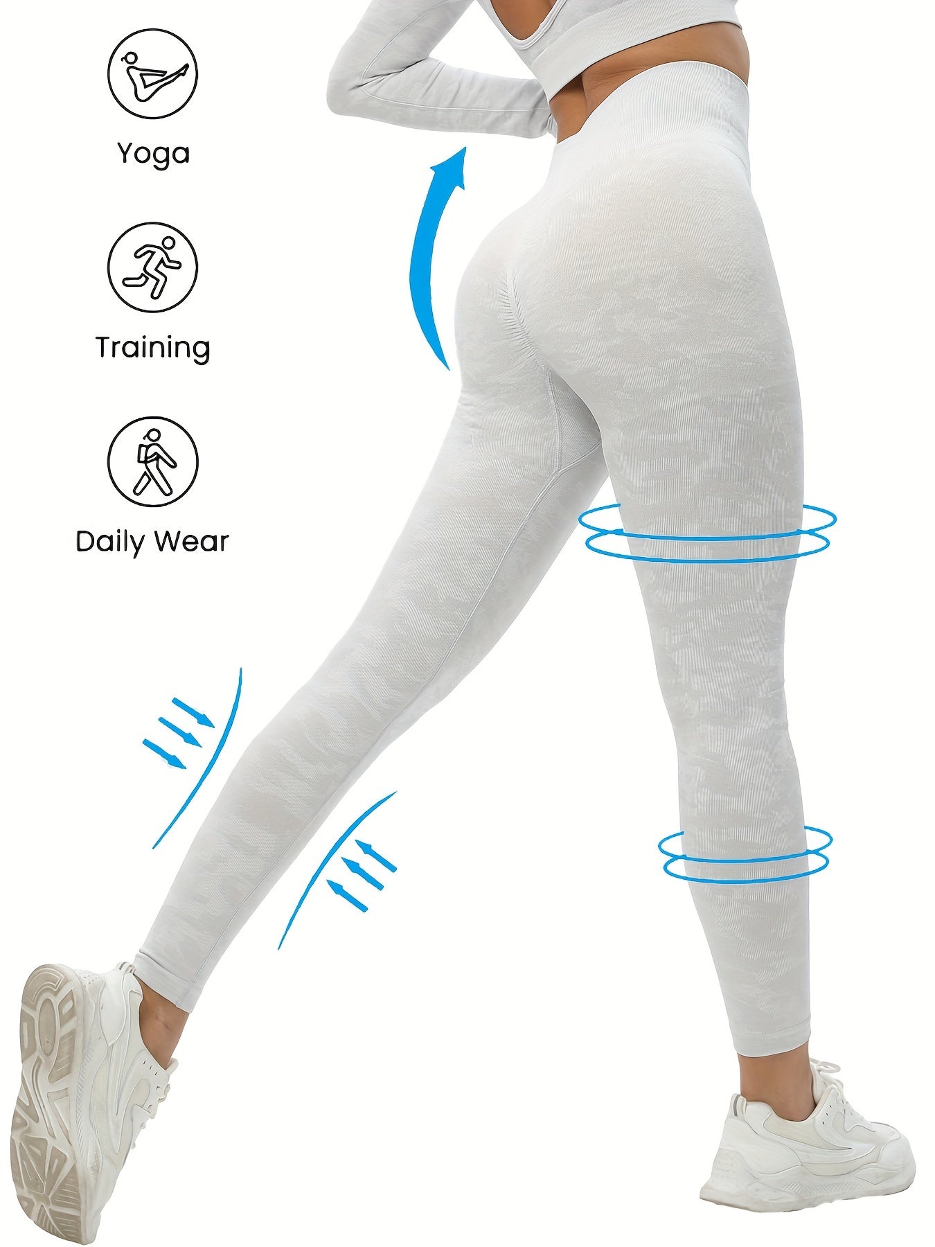 Camouflage Seamless Yoga Pants High Stretch Leggings Women's Activewear