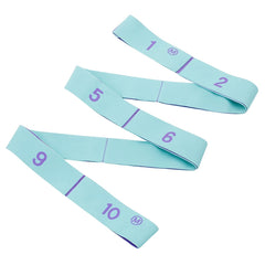 Yoga Pilates Fitness Stretching Strap Durable Polyester Elastic Band