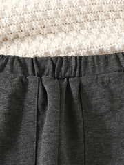 Boys' Casual Solid Sports Trousers