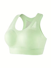 Racerback Sports Bra Comfy & Breathable Tank Bra
