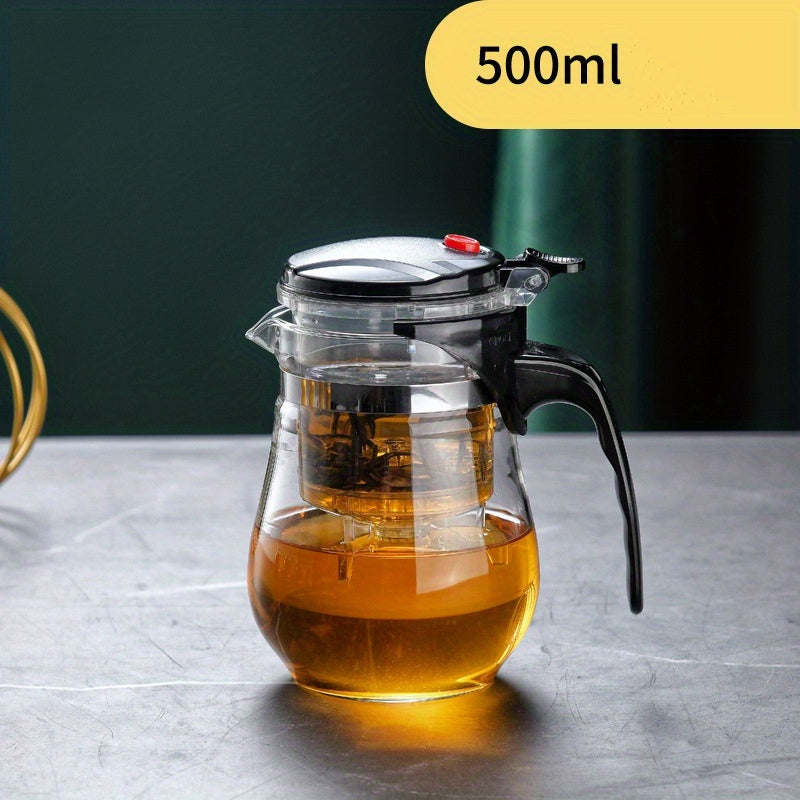 Glass Tea Pot Heat Resistant with Infuser Kung Fu Tea Set