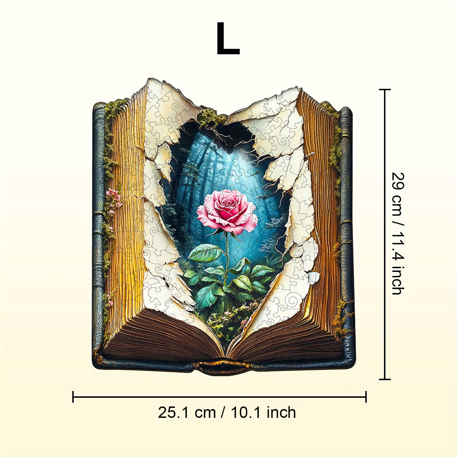 Unique Animal & Floral Wooden Puzzle