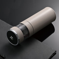 Digital Temp Display Water Bottle with Tea Infuser 316 Stainless Steel Insulated