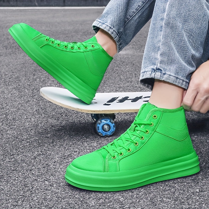 High Top Lace Up Canvas Shoes Men's Footwear