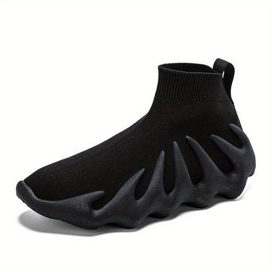 Men's Breathable Mesh Slip On Sock Shoes Lightweight Anti Skid Sneakers