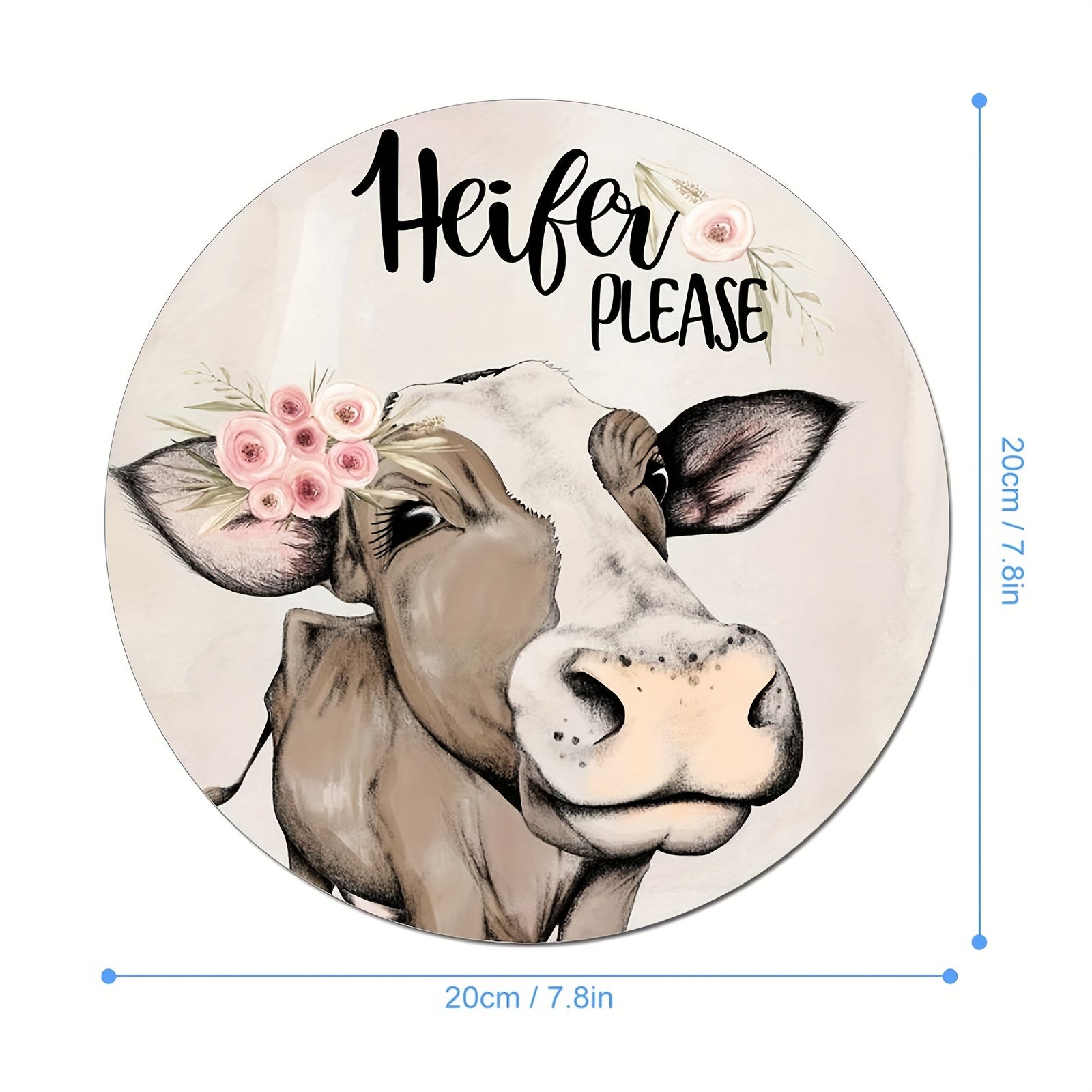 Gaming Mouse Pad for Women 7.8 inch Round Non-Slip Rubber Mouse Mat