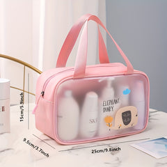 Transparent PVC Travel Makeup Bag Organizer Waterproof