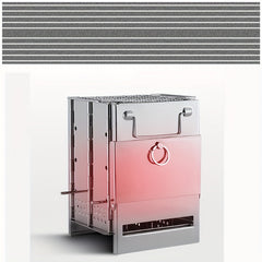 Stainless Steel BBQ Grill Outdoor Camping Firewood Stove
