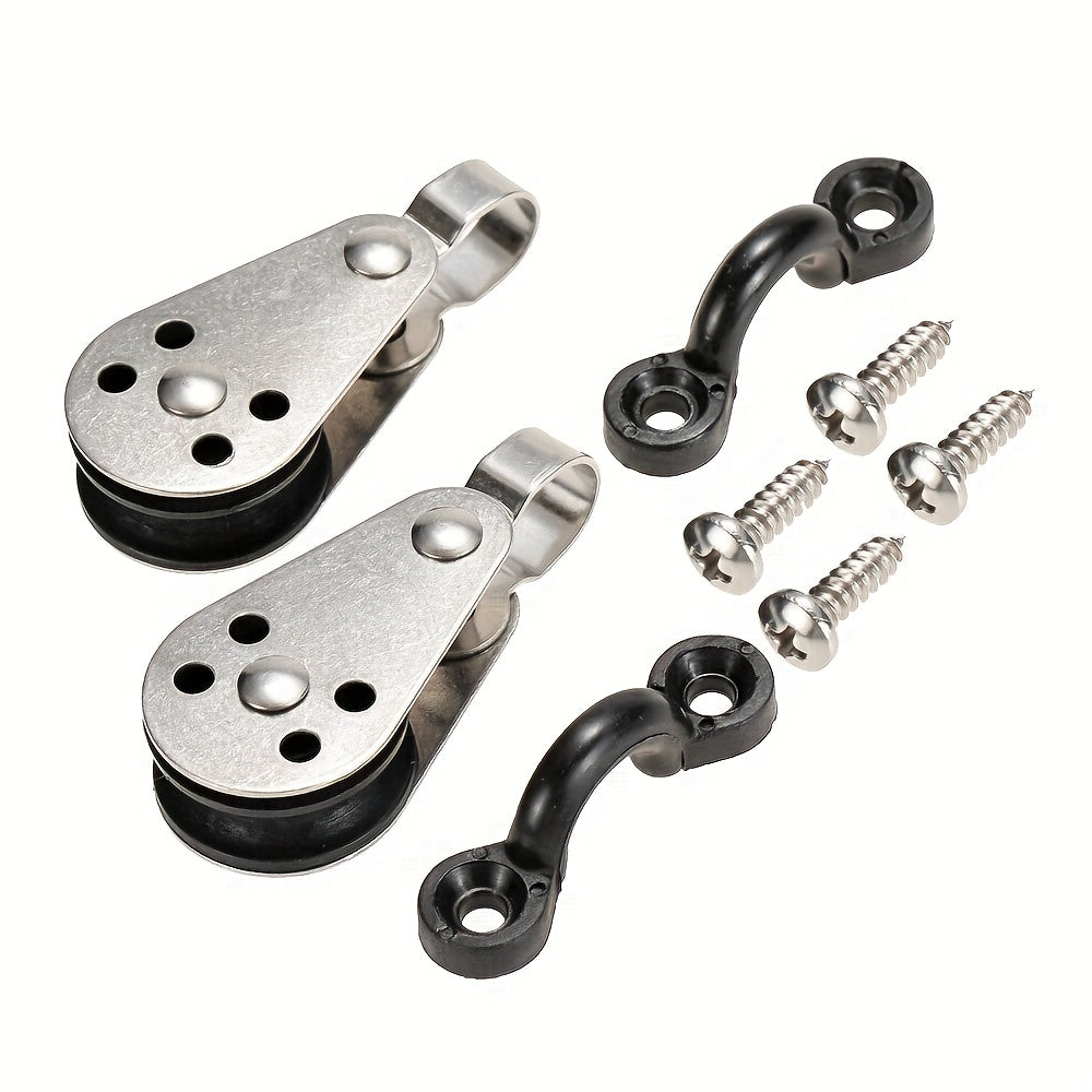 Stainless Steel Pulley Set for Kayak Boat Marine