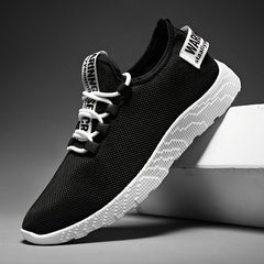 Men's Breathable Woven Running Shoes - Outdoor Sneakers