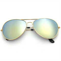 Metal Aviator Sunglasses Men's Colorful Sunglasses Sports Cycling Riding