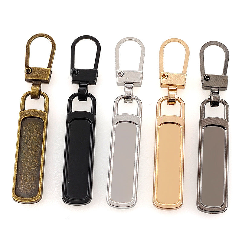 5 Pcs Metal Zipper Pullers Repair Sewing Notions