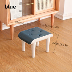Faux Leather Stools for Shoe Changing in Living Rooms