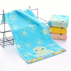 Cartoon Pattern Face Towel Soft Skin-friendly Absorbent Towel 24x50cm