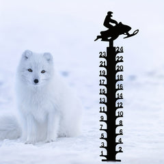 Snow Gauge Christmas Snowflake Snowfall Measuring Stick Garden Stakes