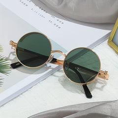 Steampunk Round Sunglasses UV400 Sun Shades
