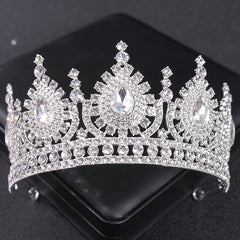 Bridal Rhinestone Crown Headband Wedding Hair Accessories