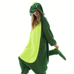 Dinosaur Hooded Jumpsuit Sleepwear Costume