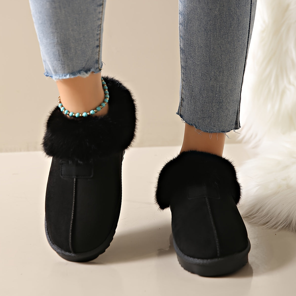 Women's Winter Snow Shoes Non-slip Thickened Warm Ankle Boots