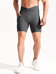 Compression Shorts with Pocket for Men Ideal for Sports Gym Running