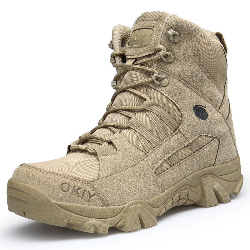 Men's Suede Hiking Boots Wear-Resistant Non-Slip Outdoor Shoes