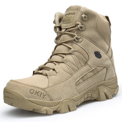 Men's Suede Hiking Boots Wear-Resistant Non-Slip Outdoor Shoes