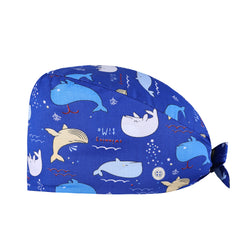 Puppy Animals Print Working Cap Unisex Cotton Hat with Sweatband