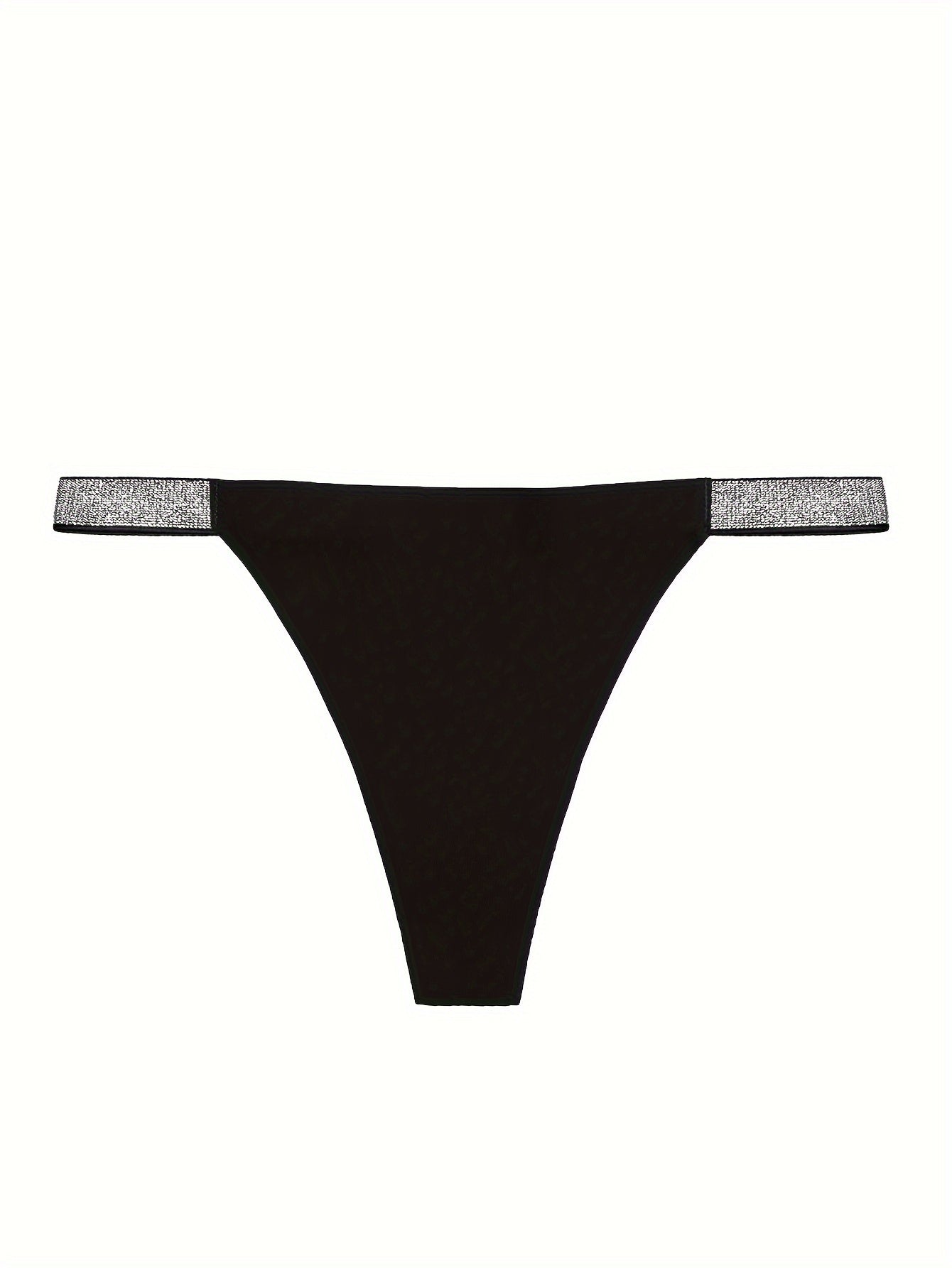 Solid Thongs Soft & Comfy Intimates Panties Women's Lingerie