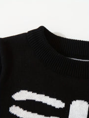 Skull Graphic Baby Jumpsuit Halloween Sweater Cosplay