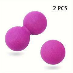 2pcs TPE Fascia Balls - Back Neck Foot Shoulder Massage Muscle Relaxation