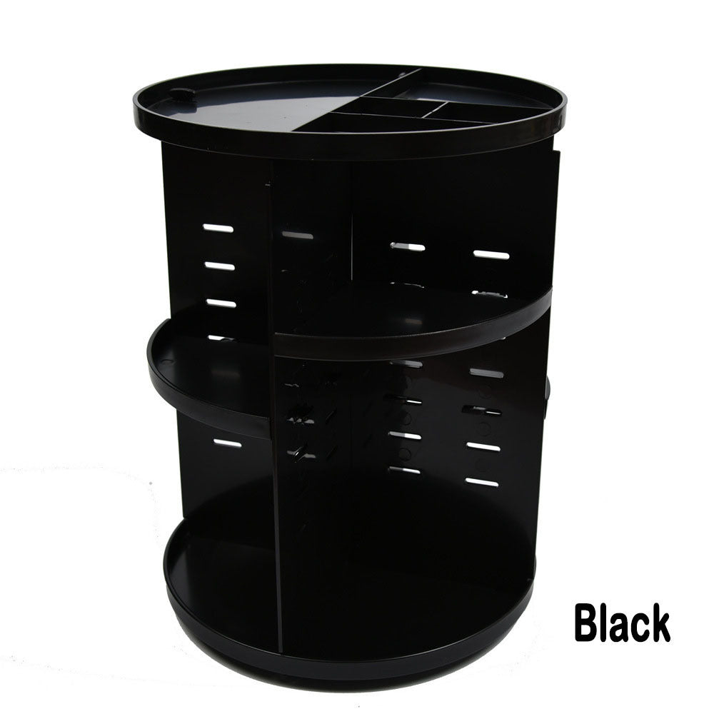 360 Rotating Makeup Organizer Carousel Spinning Holder for Cosmetics Storage