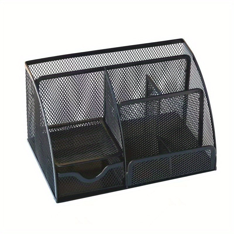 Metal Pen Holder Stationery Storage Box Back To School Supplies