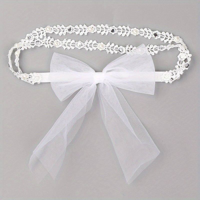 Sweet Lace Flowers Headband for Baby Girls