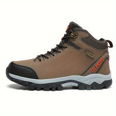 Men's High Top Hiking Boots Non Slip Lace Up Durable Shoes