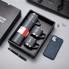 Stainless Steel Thermal Cup Set Insulated Water Bottle for Cycling