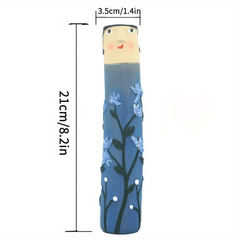 Flower Face Vase Resin Ornament Home Decor Room Garden Yard Outdoor Decor