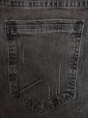 Men's Slim Fit Distressed Jeans Casual Street Style Denim Pants